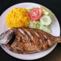 Porgy · Whole fish. Choice of fried or broiled & served with choice of side.