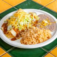 #3. Beef Taco & Enchilada Combination Plate · 