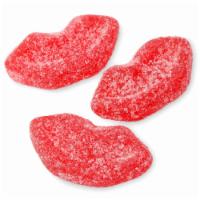 1 lb. Sour Gummie Lips · Pucker up for a delicious cherry gummy with a sour kick. Non-Dairy. Gluten free. Fat free. c...