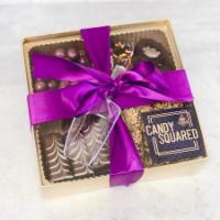 Classic Candy Tray · This classic gold tray is filled with a selection of our chocolate specialties:
Gourmet Choc...