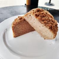 Coffeecake · Freshly baked English favorite with streusel topping.