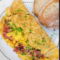 Meat Omelette · Ham, beef sausage or bacon. 