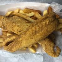 3. Flounder and Chips  · 