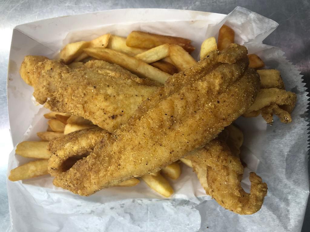 3. Flounder and Chips  · 