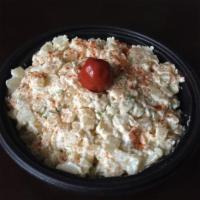 CHEF'S OWN HOMEMADE POTATO SALAD · HAND SELECTED PREMIUM IDAHO POTATOES, ASSORTED BELL PEPPERS,CELERY, FINELY CHOPPED ONIONS, H...