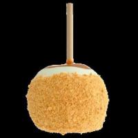 2-Topping Caramel Apple · We take a large, crisp Granny Smith apple, dip it in thick, gooey caramel, then roll it in f...