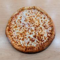 Cheese Pizza · Tomato sauce and mozzarella cheese.