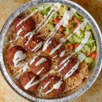 Falafel with rice · 