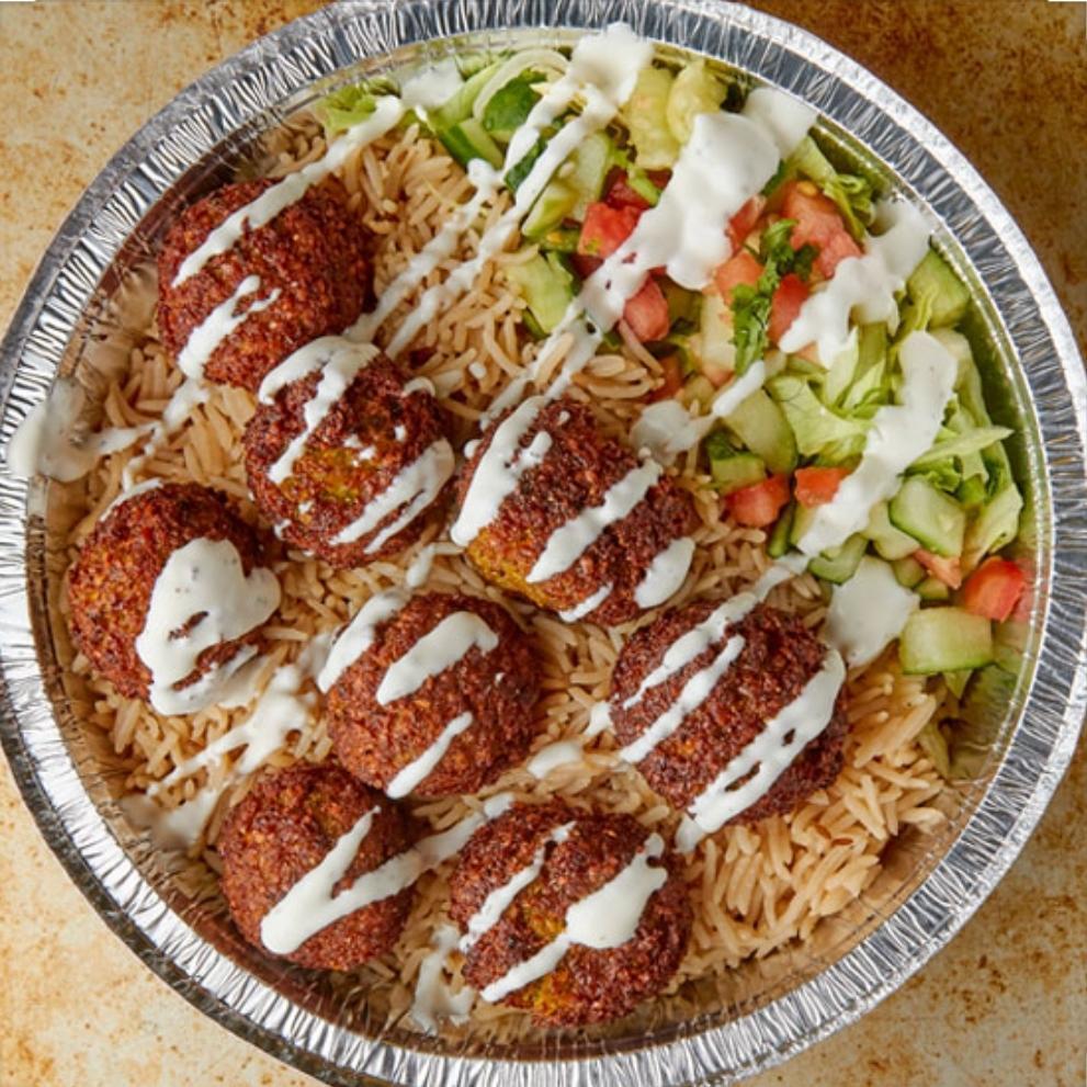 Falafel with rice · 