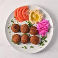 Falafel  · Deep-fried discs made from chickpeas and spices