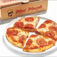 Mini Murph® Pepperoni Pizza Kit · Baking required. Make 'n' Bake Pizza kit with red sauce, mozzarella & pepperoni.
