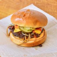 Smash Burger · Secret sauce, grilled onions, and pickles.
