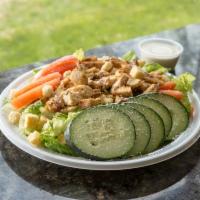 Chicken Caesar Salad · Caesar salad with grilled chicken.