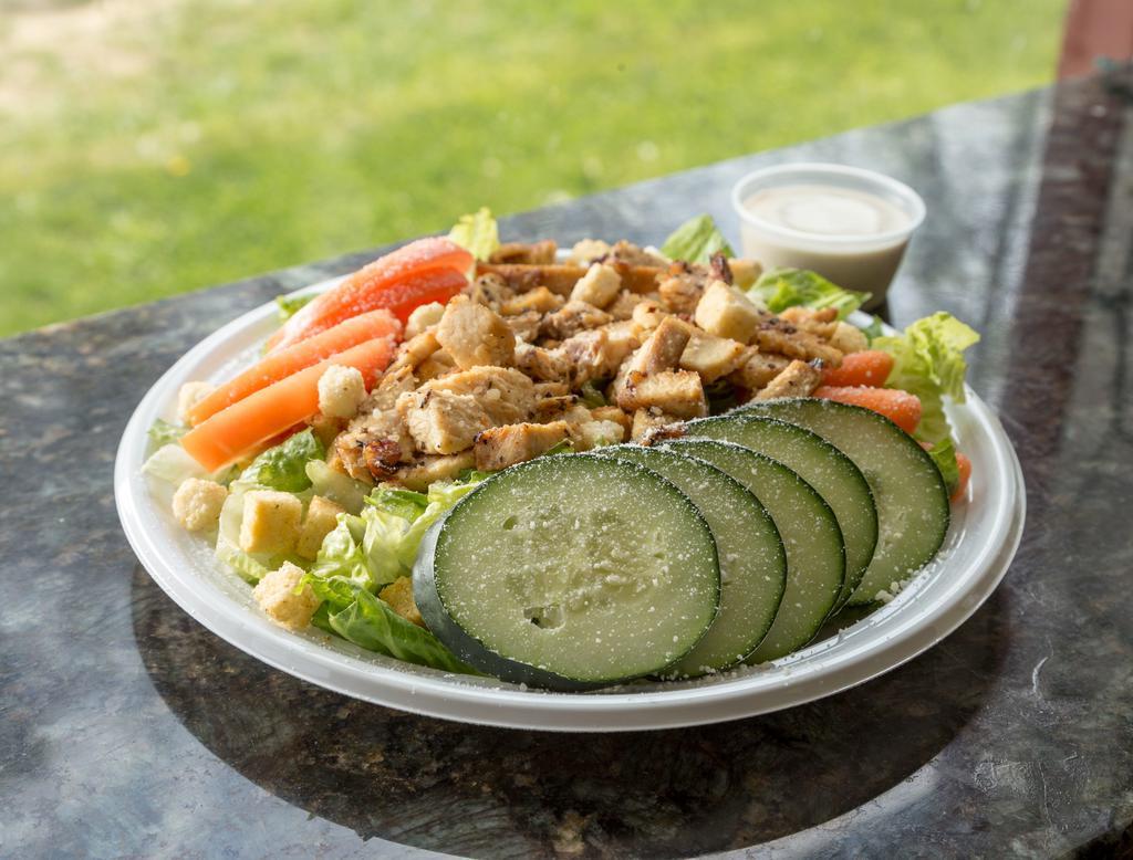 Chicken Caesar Salad · Caesar salad with grilled chicken.