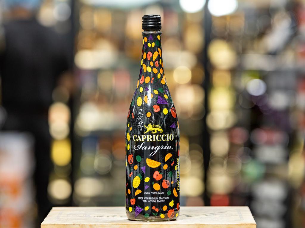 Capriccio, 750 ml. Bubbly Sangria · 14.0% ABV. Must be 21 to purchase.