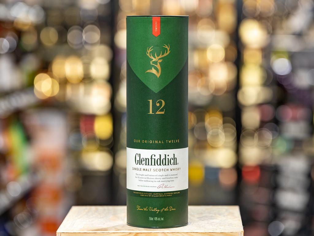 Glenfiddich 12 Years, 750 ml. Scotch · 40.0% ABV. Must be 21 to purchase.