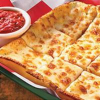 Cheesy Flat Bread · Pizza dough brushed with our garlic-pesto sauce, piled high with provolone cheese and baked....