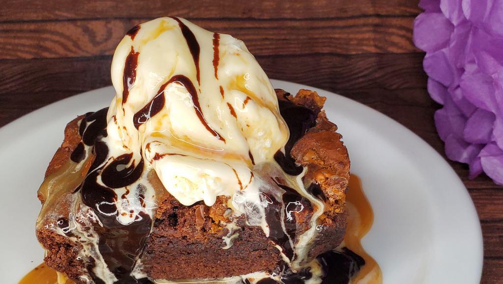 Butterscotch Brownie · For all the butterscotch fans. This brownie is filled with butterscotch nuggets.