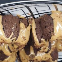 Pookah Bundt Cake · Our special carob and peanut butter Bundt cake.