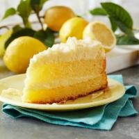 Limoncello Mascarpone Cake · Light, delicate and refreshing with aromatic limoncello.
430 cal.