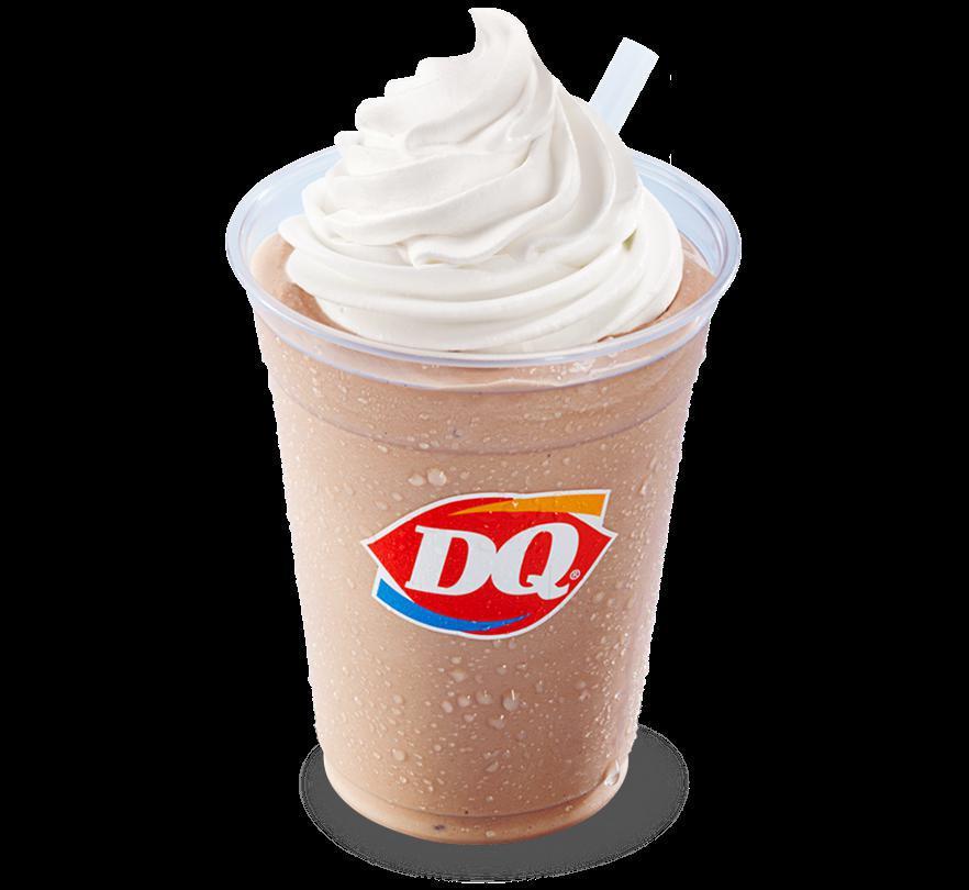 Shake · Milk, creamy DQ vanilla soft serve hand-blended into a classic DQ shake garnished with whipped topping.