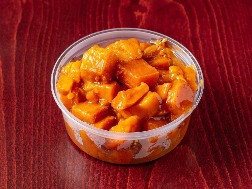 Sweet Candied Yams - Large · House made with fresh South Carolina yams cooked in our delicious brown-sugar sauce.
