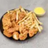 Chicken Tenders Platter · 5 pieces. Served one choice of coleslaw, potato salad, mashed potatoes, onion rings or frenc...