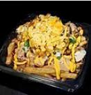 Chicken Cheese Fries with Mac · Our famous chicken cheese fries topped with out 5 cheese mac and cheese.