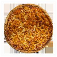 Buffalo Chicken Pizza · Just Buffalo Grilled Chicken with Blue Cheese on the Side