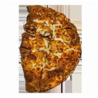 Buffalo Chicken Fingers Calzone · Buffalo Chicken Fingers with pizza cheese