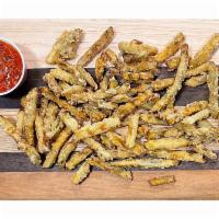 Eggplant Fries · Served with Marinara sauce and ketchup on the side