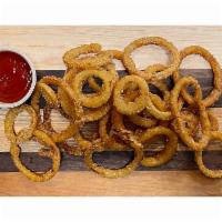 Onion Rings · with ketchup on the side