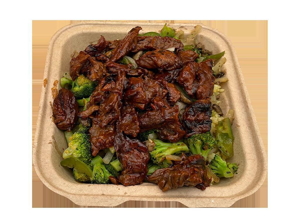 BBQ Steak Tips Dinner · Served with two Side orders