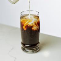 Cold Brew ·  Choice of milk. Add sweetener at no charge. Add double shot and syrup for an additional cha...
