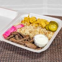 Chicken and Beef Shawarma Mix Plate Special · 