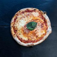 Pizza Margherita · TOMATO SAUCE, MOZZARELLA, BASIL