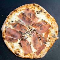 Pizza Prosciutto ＆ Mushroom · MOZZARELLA, MUSHROOMS, PROSCIUTTO CRUDO