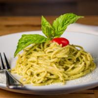 Pesto ＆ Cream · PESTO SAUCE, CREAM AND PARMESAN