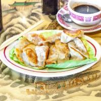 G. Fried or Boiled Dumplings (10 pieces) · Fried or boiled.