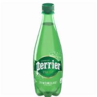 Perrier · Bottle of sparkling water.