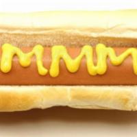 Hot Dog · Plain, or with ketchup, mustard, onion, and/or pickle relish. Add shredded cheese for an add...