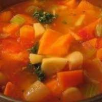 Vegetable Soup - 16oz Bowl · Homemade vegetable soup with fresh vegetables, chuck roast, and a tomato juice base.  Just l...