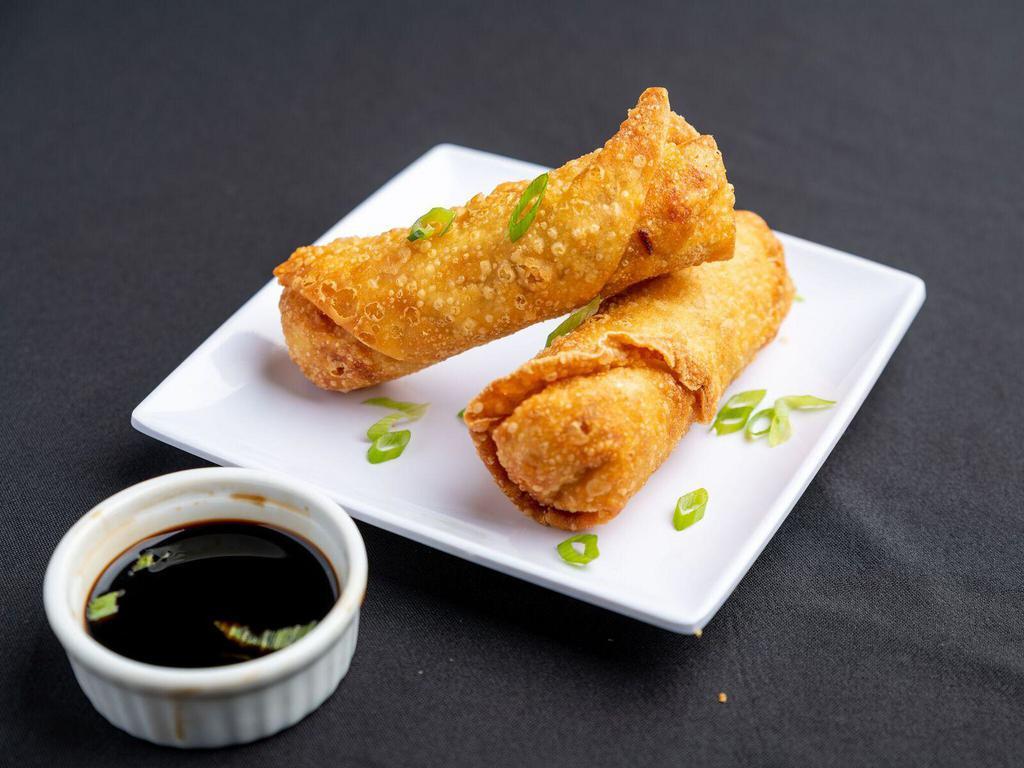 2 Egg Rolls · Stuffed with pork, chicken, shrimp and vegetables in a crispy shell.
