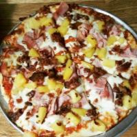 Hawaiian Pizza · Ham & pineapple.