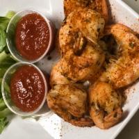 Steamed Shrimp · Jumbo shrimp covered lightly with Old Bay and various spices and steamed to perfection.