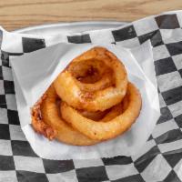 Onion Rings · Beer battered!