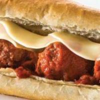 Meatball & Cheese · Italian meatballs made with a blend of pork and beef simmered in our signature marinara sauc...
