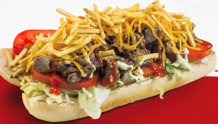 1. Pepito de Carne Sandwich · Meat sandwich. Chopped seasoned beef sandwich with a garlic based mayo, ketchup, cheddar, lettuce, tomatoes, and potato sticks. Add french fries, tequenos and drink for an additional charge.