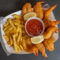 Fried Jumbo Shrimps · Shrimps are breaded and fried until golden and crunchy (6)
