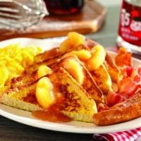 Classic French Toast · Thick slices of Texas toast battered in our signature French toast dip and griddled to perfe...